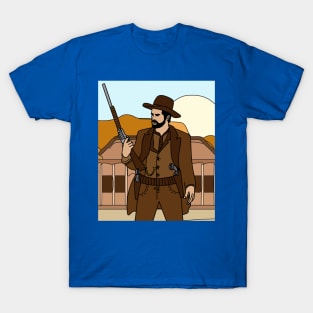 Retro Wild West Cowboys Rodeo T-Shirt